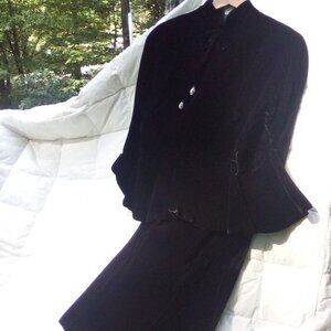 Vintage Velvet Jacket and Skirt from 1940's